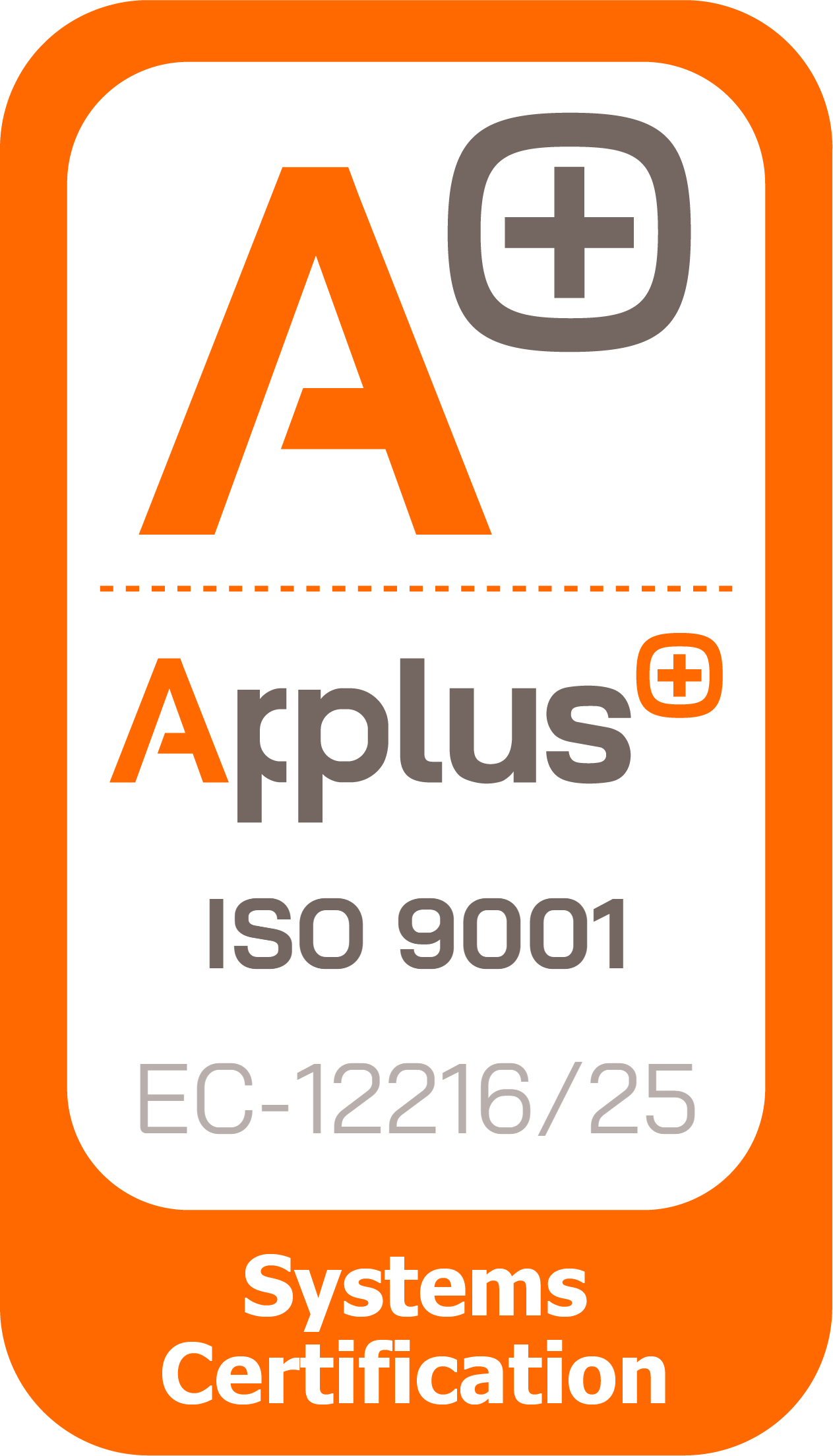 METALUX Logotipo de la Certificación APPLUS